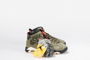 ,NIKE : Jordan 6 Retro Travis Scott - Taglia US 5Y EUR 38.5  - Asta Sneakerhead: la prima asta di sneakers in Italia - Associazione Nazionale - Case d'Asta italiane