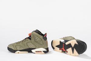 ,NIKE : Jordan 6 Retro Travis Scott - Taglia US 5Y EUR 38.5  - Asta Sneakerhead: la prima asta di sneakers in Italia - Associazione Nazionale - Case d'Asta italiane