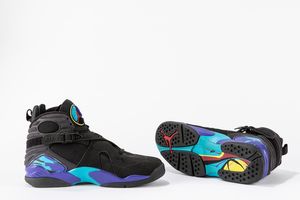 ,NIKE : Jordan 8 Retro Aqua - Taglia US 9.5 EUR 43  - Asta Sneakerhead: la prima asta di sneakers in Italia - Associazione Nazionale - Case d'Asta italiane