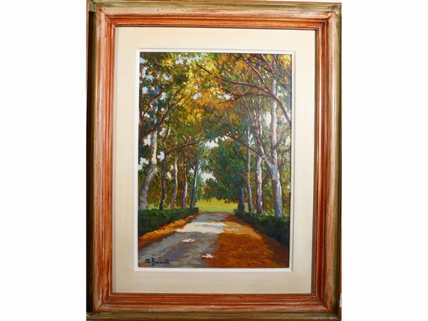 ,Scuola toscana : Paesaggi campestri  - Asta House Sale: Un'elegante casa fiorentina - Associazione Nazionale - Case d'Asta italiane