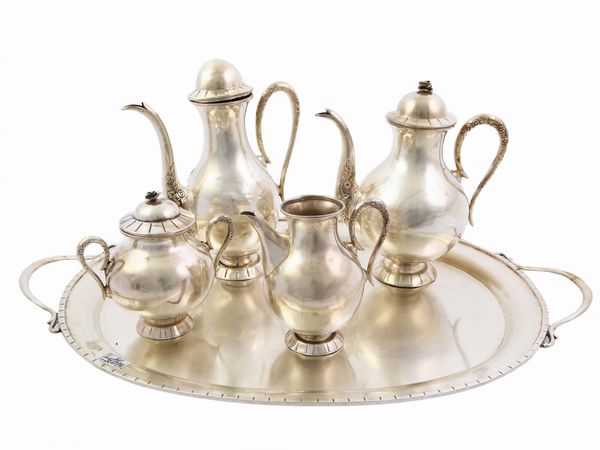 Servito da te e caff in argento  - Asta House Sale: Un'elegante casa fiorentina - Associazione Nazionale - Case d'Asta italiane