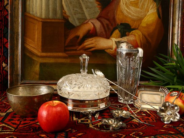 Lotto di accessori per la tavola in argento  - Asta House Sale: Un'elegante casa fiorentina - Associazione Nazionale - Case d'Asta italiane