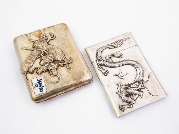 Due scatole portasigarette in argento  - Asta House Sale: Un'elegante casa fiorentina - Associazione Nazionale - Case d'Asta italiane