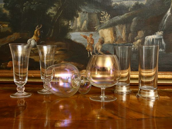 Assortimento di bicchieri  - Asta House Sale: Un'elegante casa fiorentina - Associazione Nazionale - Case d'Asta italiane