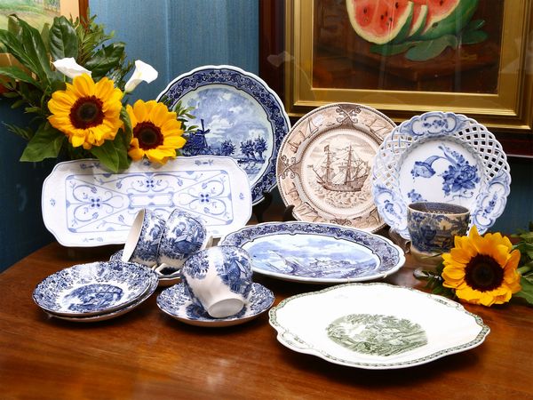 Lotto di accessori in terraglia e porcellana  - Asta House Sale: Un'elegante casa fiorentina - Associazione Nazionale - Case d'Asta italiane