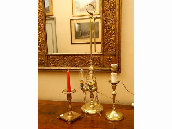 Lotto di accessori per la casa in metallo  - Asta House Sale: Un'elegante casa fiorentina - Associazione Nazionale - Case d'Asta italiane