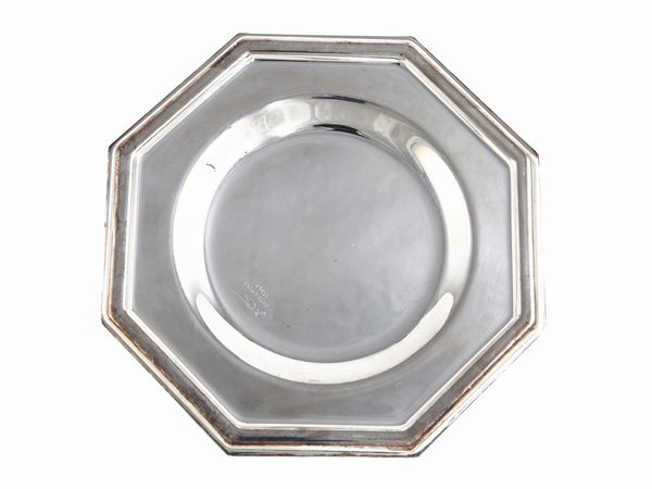 Serie di dodici sottobicchieri in metallo argentato, Cassetti  - Asta House Sale: Un'elegante casa fiorentina - Associazione Nazionale - Case d'Asta italiane