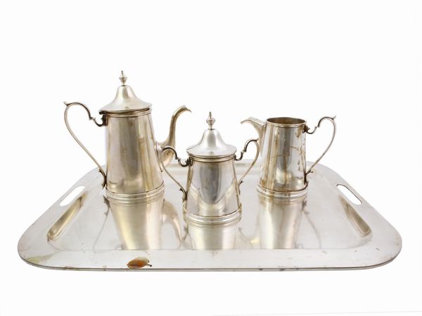 Servizio da t e caff in argento  - Asta House Sale: Un'elegante casa fiorentina - Associazione Nazionale - Case d'Asta italiane