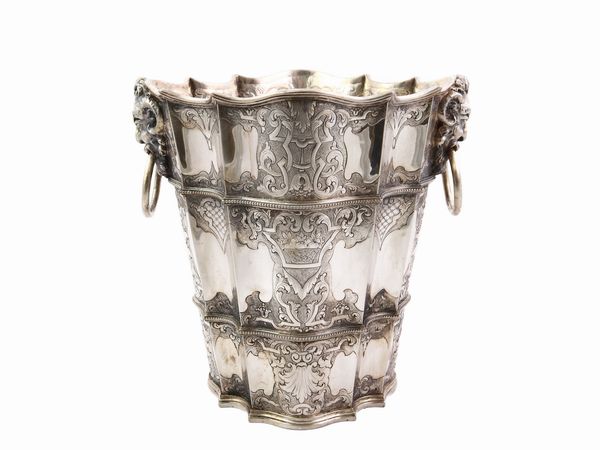 Grande rinfrescatoio in argento  - Asta House Sale: Un'elegante casa fiorentina - Associazione Nazionale - Case d'Asta italiane