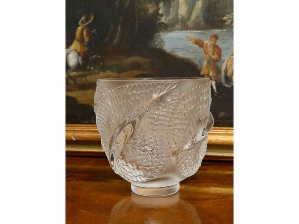 Vaso in cristallo, Lalique  - Asta House Sale: Un'elegante casa fiorentina - Associazione Nazionale - Case d'Asta italiane