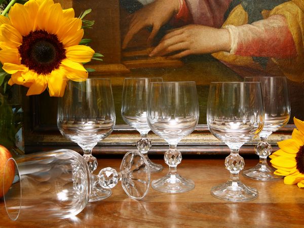 Servizio di bicchieri in cristallo  - Asta House Sale: Un'elegante casa fiorentina - Associazione Nazionale - Case d'Asta italiane