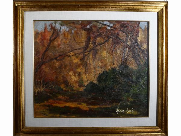 ,Francesco Bosi : Paesaggio  - Asta House Sale: Un'elegante casa fiorentina - Associazione Nazionale - Case d'Asta italiane