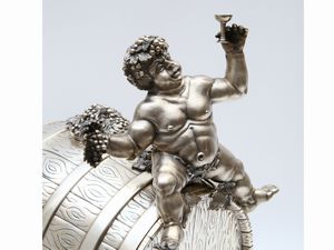 Botticella per vini liquorosi in argento  - Asta House Sale: Un'elegante casa fiorentina - Associazione Nazionale - Case d'Asta italiane