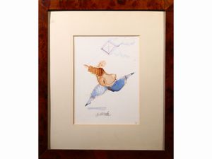 ,Antonio Possenti - Figura con aquilone