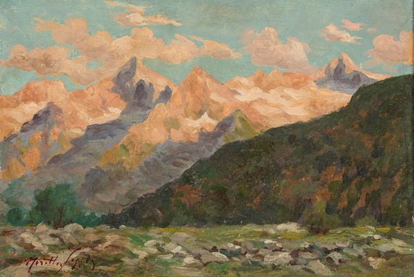 ,Mario Moretti Foggia : Monte Rosa  - Asta Arte figurativa tra XIX e XX Secolo - Associazione Nazionale - Case d'Asta italiane