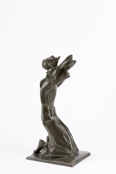 ,Enrico Mazzolani : San Francesco  - Asta Arte figurativa tra XIX e XX Secolo - Associazione Nazionale - Case d'Asta italiane