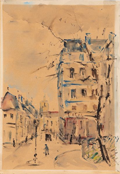 ,FILIPPO DE PISIS : Scorcio di citt  - Asta Arte figurativa tra XIX e XX Secolo - Associazione Nazionale - Case d'Asta italiane