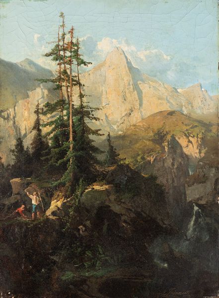 ,Gaetano Fasanotti : Giochi di bimbi sulle Grigne  - Asta Arte figurativa tra XIX e XX Secolo - Associazione Nazionale - Case d'Asta italiane