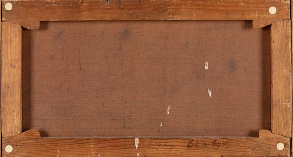 ,Giuseppe Laezza : Napoli, vita presso Palazzo Donn'Anna  - Asta Arte figurativa tra XIX e XX Secolo - Associazione Nazionale - Case d'Asta italiane