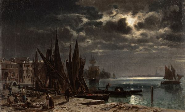 ,Otto Von Ruppert : Venezia al chiaro di luna  - Asta Arte figurativa tra XIX e XX Secolo - Associazione Nazionale - Case d'Asta italiane