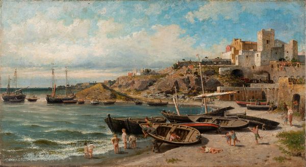 ,Ercole Calvi : Marina di Torre Annunziata  - Asta Arte figurativa tra XIX e XX Secolo - Associazione Nazionale - Case d'Asta italiane