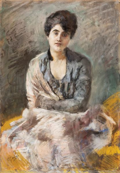 ,Emilio Gola : Ritratto della signorina Gobbi  - Asta Arte figurativa tra XIX e XX Secolo - Associazione Nazionale - Case d'Asta italiane