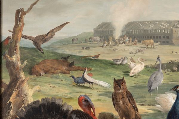 ,Francesco Inganni : L'uscita dall'arca di No dopo il Diluvio Universale  - Asta Arte figurativa tra XIX e XX Secolo - Associazione Nazionale - Case d'Asta italiane