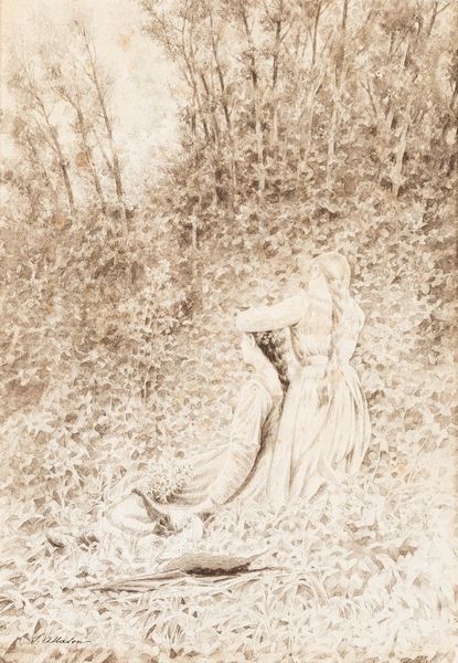 ,Silvio Allason : La treccia dell'amica  - Asta Arte figurativa tra XIX e XX Secolo - Associazione Nazionale - Case d'Asta italiane