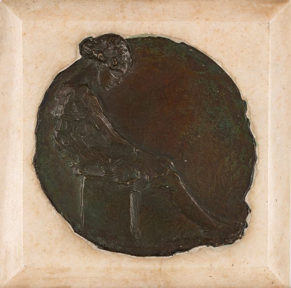 ,Giuseppe Siccardi : Ragazza seduta  - Asta Arte figurativa tra XIX e XX Secolo - Associazione Nazionale - Case d'Asta italiane