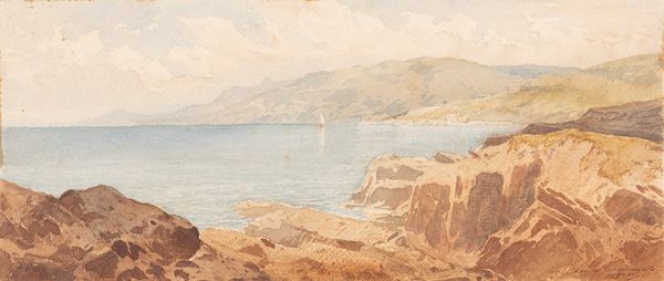 ,Giacinto Corsi di Bosnasco : Veduta di costa ligure  - Asta Arte figurativa tra XIX e XX Secolo - Associazione Nazionale - Case d'Asta italiane