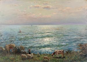 ,Federico Morello - Tramonto sul mare, Riviera di Ponente