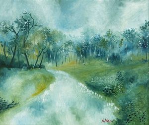 ,Umberto Lilloni - Paesaggio Toscano