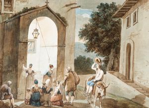 ,Bartolomeo Pinelli - Cappella di Orazioni notturne a Tivoli