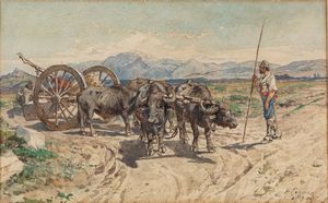 ,Enrico Coleman - Il trasporto del travertino