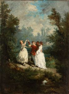 ,Narcisse Virgilio Díaz de la Peña - Ballo campestre