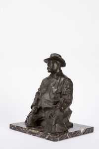 ,Alberto Dressler : Giacomo Puccini  - Asta Arte figurativa tra XIX e XX Secolo - Associazione Nazionale - Case d'Asta italiane