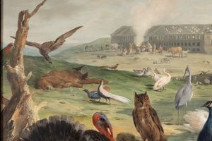 ,Francesco Inganni : L'uscita dall'arca di No dopo il Diluvio Universale  - Asta Arte figurativa tra XIX e XX Secolo - Associazione Nazionale - Case d'Asta italiane