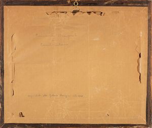 ,EMANUELE BRUGNOLI : Canal interno  - Asta Arte figurativa tra XIX e XX Secolo - Associazione Nazionale - Case d'Asta italiane
