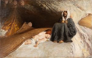 ,Carlo Ferranti - Tentazioni di Sant'Antonio (da Domenico Morelli)