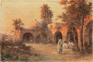 ,Jean Frixione, detto Frix (attivo fine XIX secolo - inizio XX) - La moschea di Fschlum