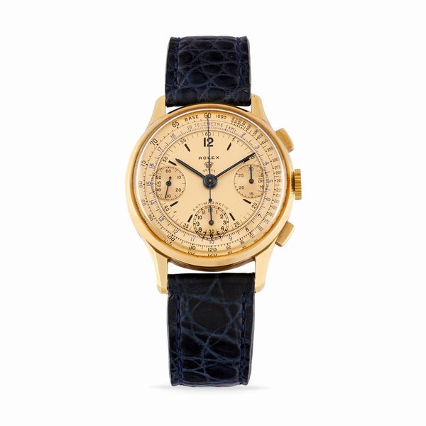 ,Rolex : cronografo 3802 personalizzato per Verga, anni 40  - Asta Orologi - Associazione Nazionale - Case d'Asta italiane