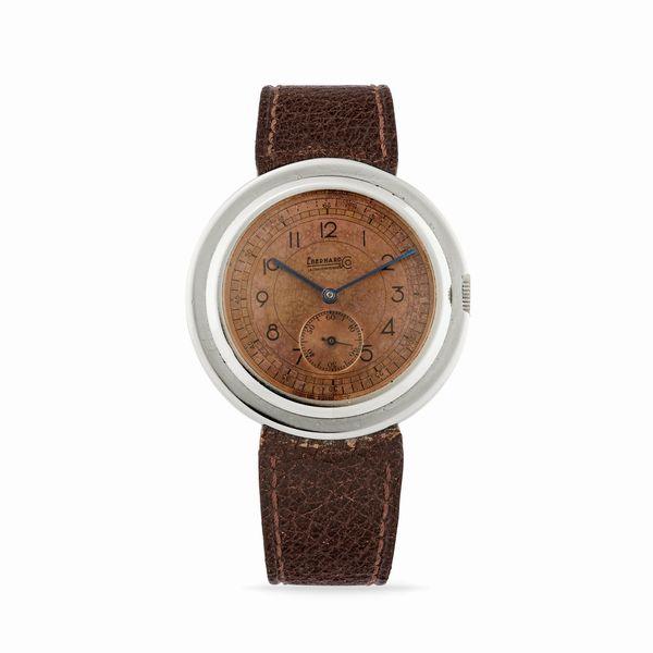 ,Eberhard & Co : Disco Volante, anni 40  - Asta Orologi - Associazione Nazionale - Case d'Asta italiane