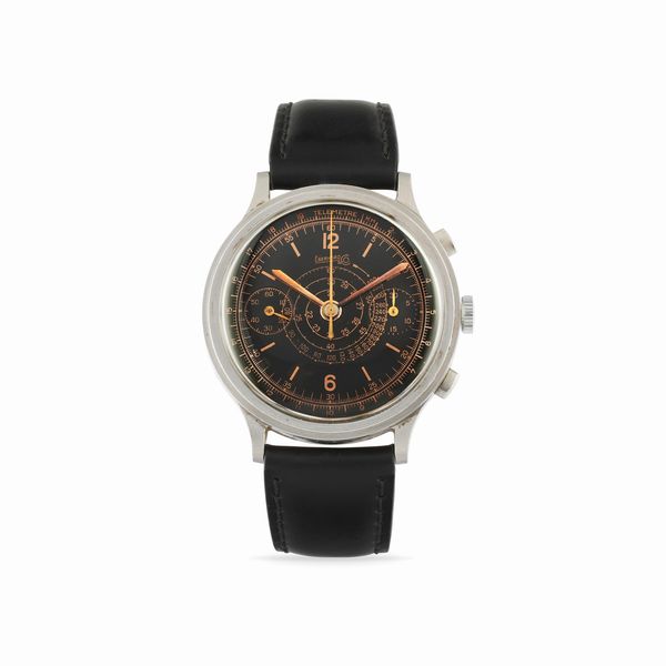,Eberhard & Co : cronografo pre Extra-Fort, anni 40  - Asta Orologi - Associazione Nazionale - Case d'Asta italiane
