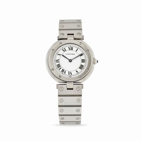 ,Cartier : Santos Ronde, anni 90  - Asta Orologi - Associazione Nazionale - Case d'Asta italiane