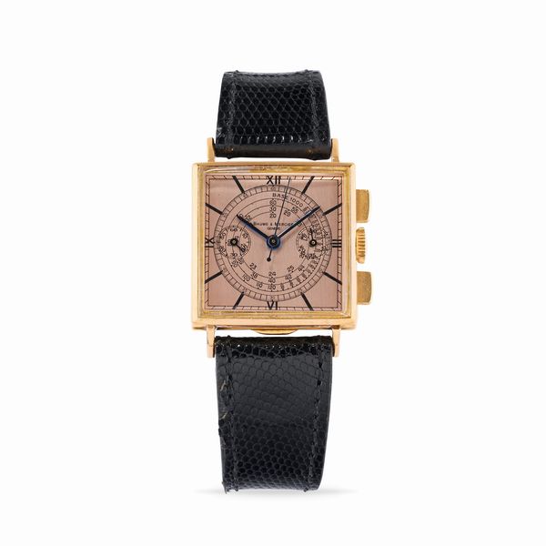 ,Baume & Mercier : cronografo carr, anni 40  - Asta Orologi - Associazione Nazionale - Case d'Asta italiane