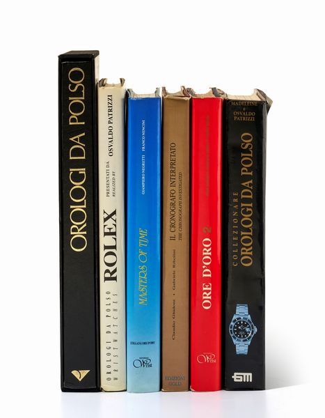 Lotto di sei libri, vari autori  - Asta Orologi - Associazione Nazionale - Case d'Asta italiane