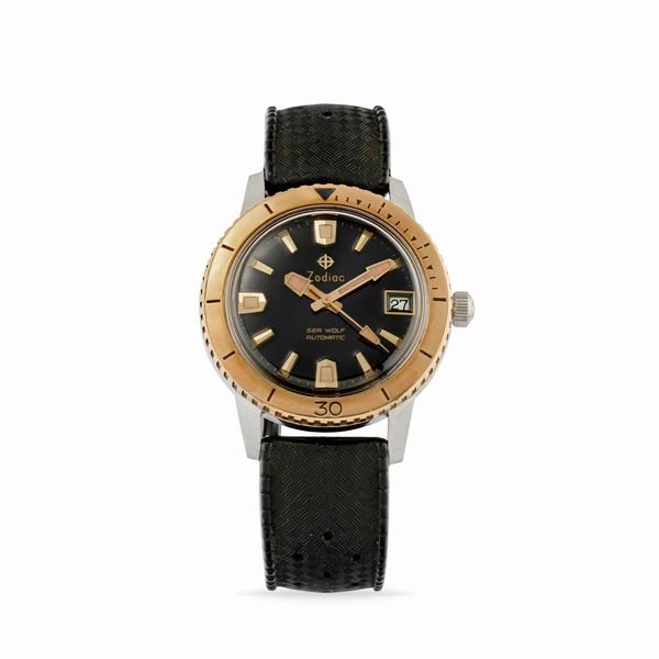 ,Zodiac : Sea Wolf 722-946B, anni 60  - Asta Orologi - Associazione Nazionale - Case d'Asta italiane