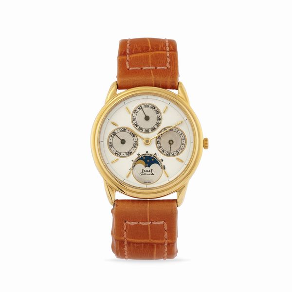 ,Piaget : Calendario Perpetuo 15958, anni �80  - Asta Orologi - Associazione Nazionale - Case d'Asta italiane