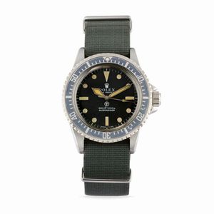 ,Rolex - Milsub 5513 realizzato per la Marina Militare Britannica, anni 70