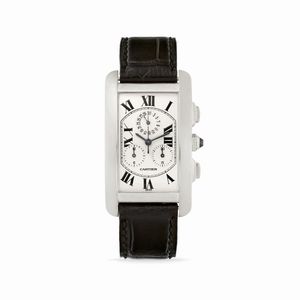 ,Cartier - Tank Americaine cronografo 2312, anni 2000
